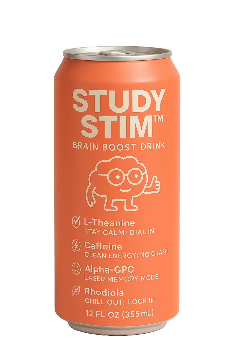 StudyStim Brain Boost Drink Can